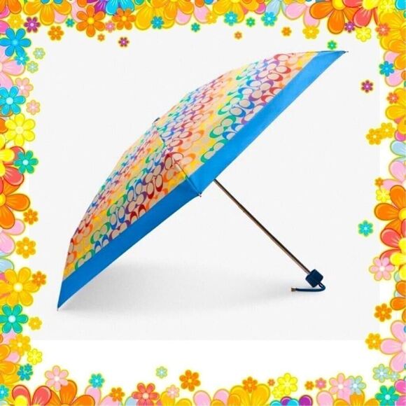 Coach Mini Rainbow Umbrella - Picture 1 of 1